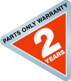 2 Years Parts Only Warranty